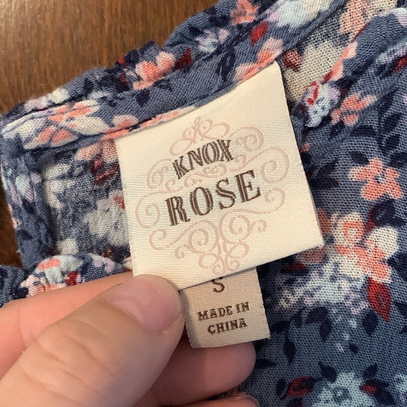 Knox Rose floral tiered mini dress - has small flaws on bottom tier 😍😍😍 - Picture 5 of 12